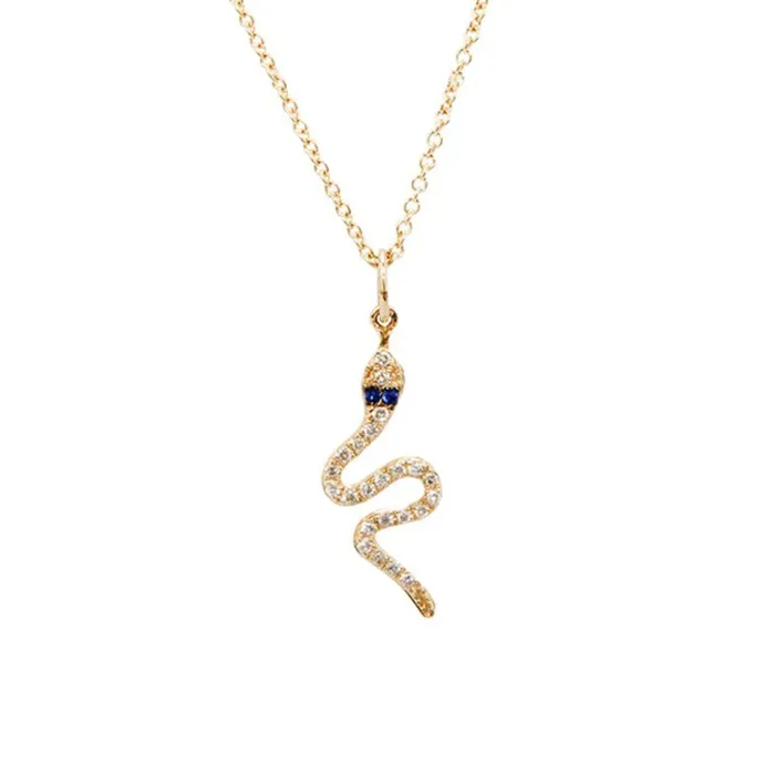 Sydney Evan Snake Diamond Necklace Sydney Evan Necklaces