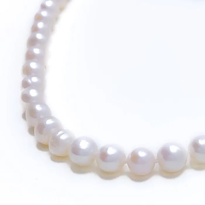 Timeless Pearl Necklace Andaaz Jewelers Necklaces