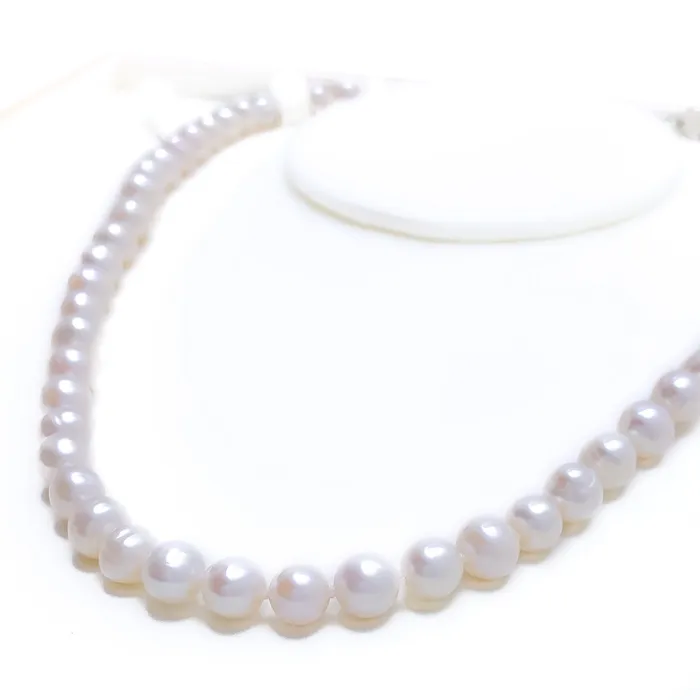 Timeless Pearl Necklace Andaaz Jewelers Necklaces