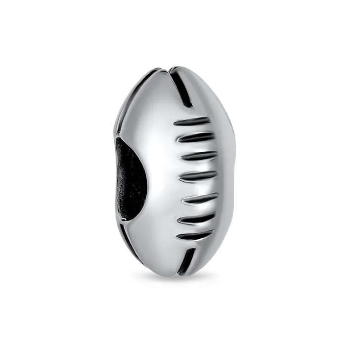 USA Rugby Sports Charm Bead Mom Sterling Silver for European Bracelet BlingJewelry Wholesale Bracelets USA Rugby Sports Charm Bead Mom Sterling Silver for European Bracelet BlingJewelry Wholesale Bracelets