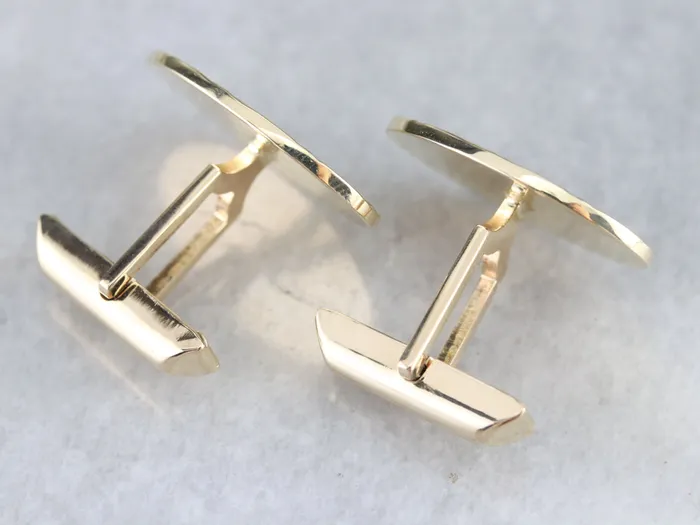 Vintage Cross Hatched Gold Cufflinks Market Square Jewelers Earrings Vintage Cross Hatched Gold Cufflinks Market Square Jewelers Earrings
