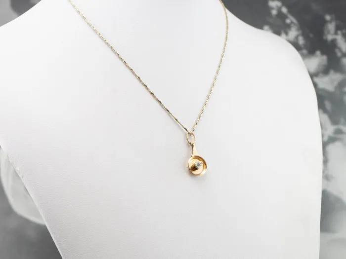 Vintage Enamel Candlestick Gold Charm MSJ Online Charm Necklaces Vintage Enamel Candlestick Gold Charm MSJ Online Charm Necklaces