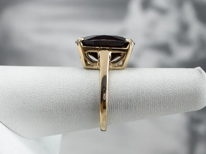 Vintage Garnet Cocktail Ring in Yellow Gold Market Square Jewelers Rings Vintage Garnet Cocktail Ring in Yellow Gold Market Square Jewelers Rings
