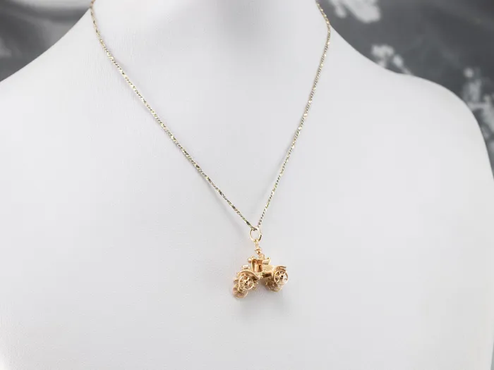 Vintage Gold ModelT Charm Market Square Jewelers Charm Necklaces Vintage Gold ModelT Charm Market Square Jewelers Charm Necklaces