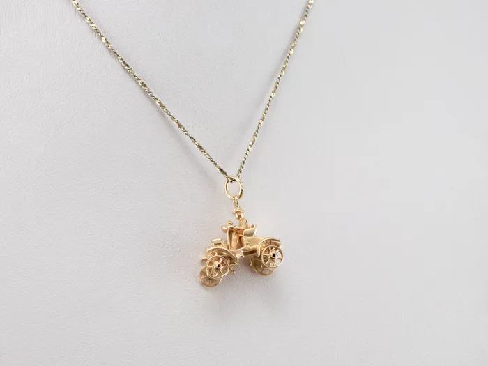 Vintage Gold ModelT Charm Market Square Jewelers Charm Necklaces Vintage Gold ModelT Charm Market Square Jewelers Charm Necklaces