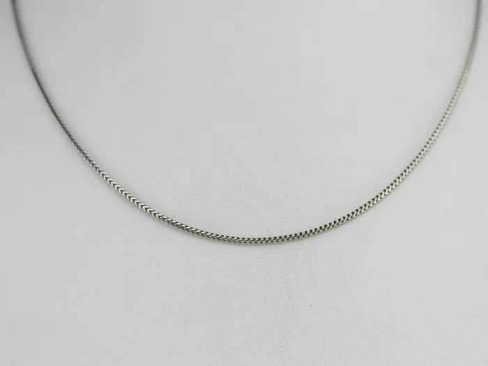 White Gold Wheat Chain Market Square Jewelers Necklaces White Gold Wheat Chain Market Square Jewelers Necklaces