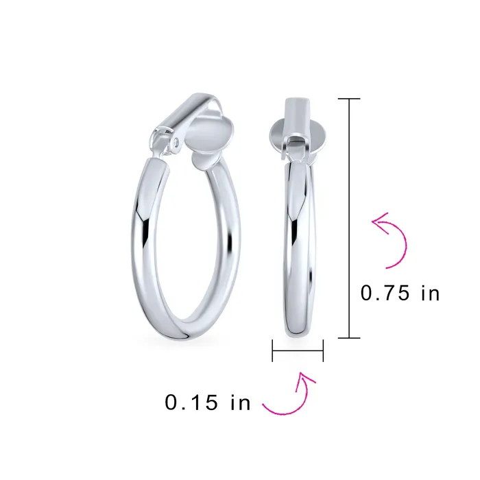 Wide Hammered Tube Hoop ClipOn Earrings 14K Gold Plated Sterling Silver 0751 Inch BlingJewelry Wholesale Earrings Wide Hammered Tube Hoop ClipOn Earrings 14K Gold Plated Sterling Silver 0751 Inch BlingJewelry Wholesale Earrings