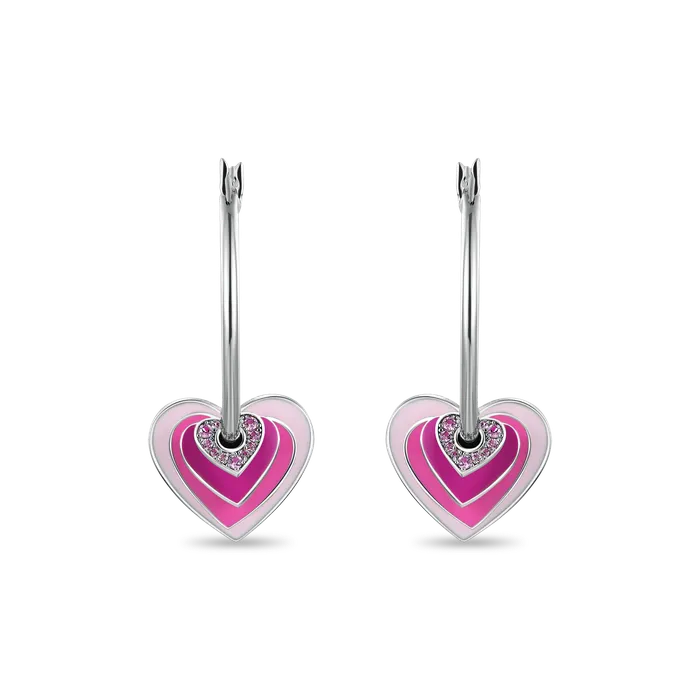 Womens Broken Heart Hoop Earrings APORRO Earrings