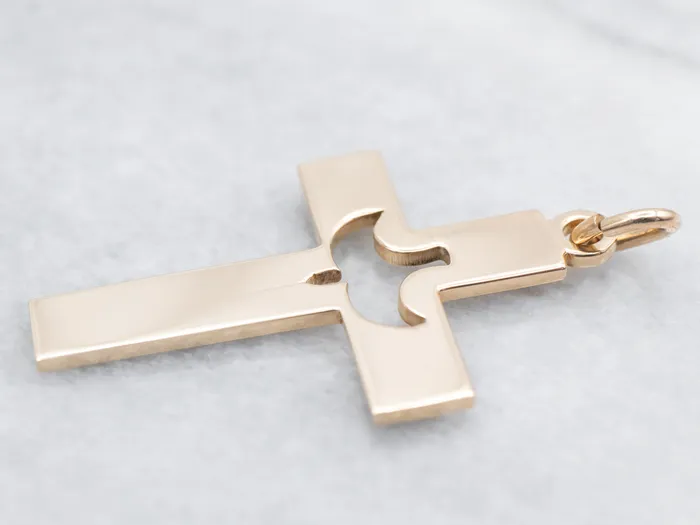 Yellow Gold Holy Ghost Cross Pendant Market Square Jewelers Necklaces Yellow Gold Holy Ghost Cross Pendant Market Square Jewelers Necklaces