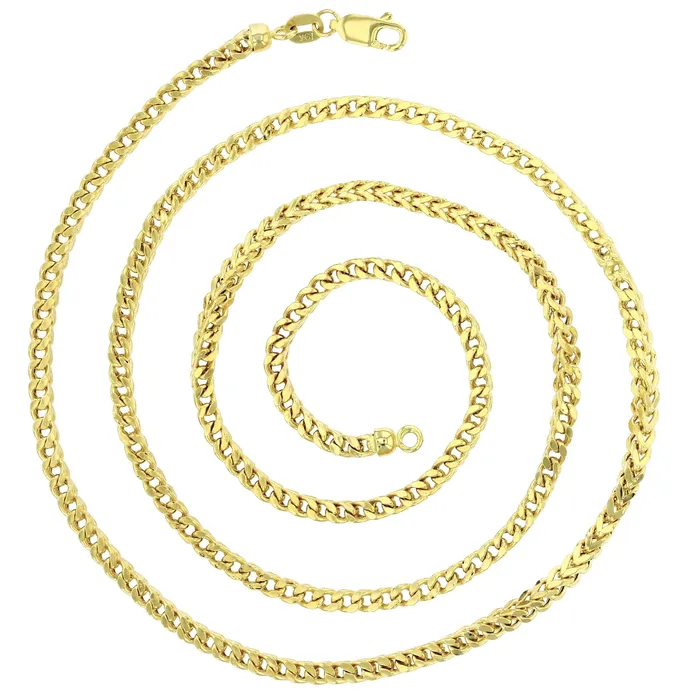 14k Yellow Gold Hollow 3mm5mm Franco Chain with Lobster Clasps Italian Gold Chain Gold Franco Chain for Men and Women DecadenceJewelry Necklaces 14k Yellow Gold Hollow 3mm5mm Franco Chain with Lobster Clasps Italian Gold Chain Gold Franco Chain for Men and Women DecadenceJewelry Necklaces