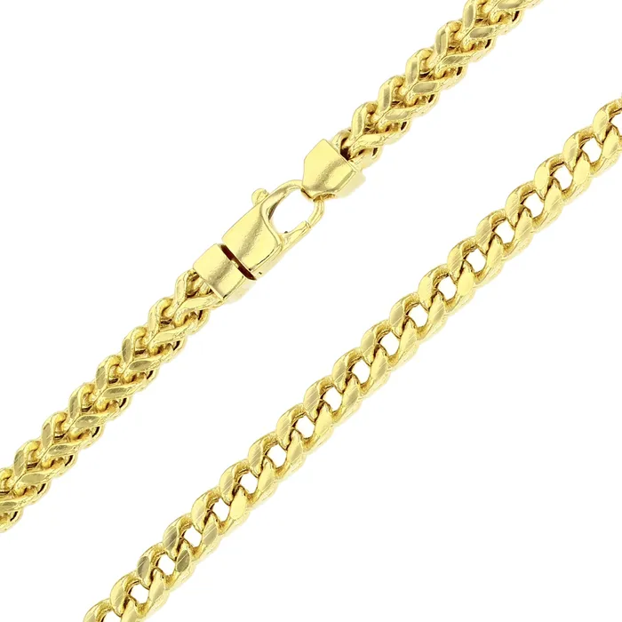 14k Yellow Gold Hollow 3mm5mm Franco Chain with Lobster Clasps Italian Gold Chain Gold Franco Chain for Men and Women DecadenceJewelry Necklaces 14k Yellow Gold Hollow 3mm5mm Franco Chain with Lobster Clasps Italian Gold Chain Gold Franco Chain for Men and Women DecadenceJewelry Necklaces