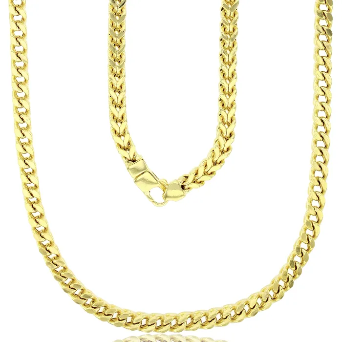 14k Yellow Gold Hollow 3mm5mm Franco Chain with Lobster Clasps Italian Gold Chain Gold Franco Chain for Men and Women DecadenceJewelry Necklaces 14k Yellow Gold Hollow 3mm5mm Franco Chain with Lobster Clasps Italian Gold Chain Gold Franco Chain for Men and Women DecadenceJewelry Necklaces