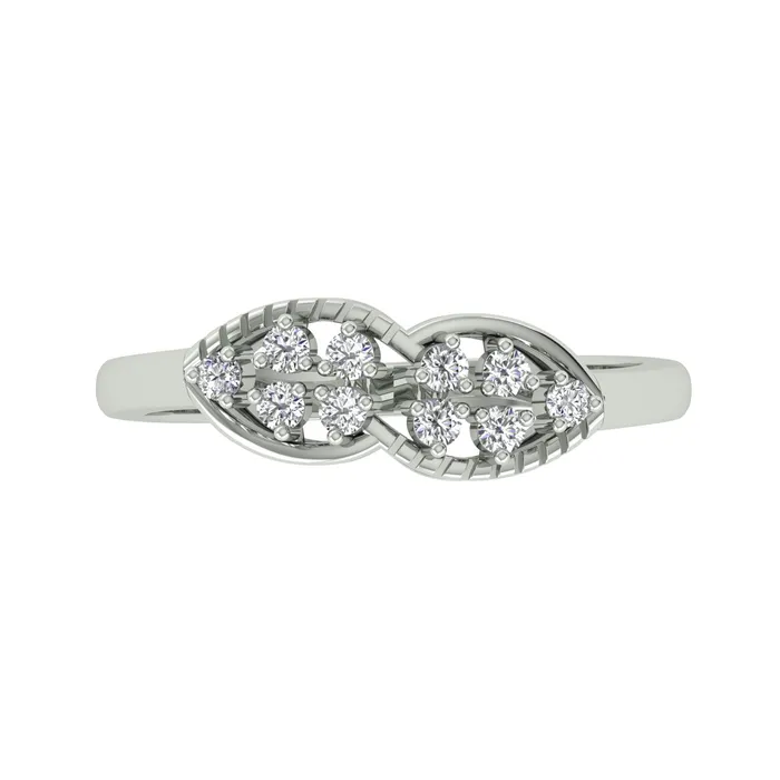 18k White Gold and Diamond Fancy Ring in size 55 and total gold weight of 22g Gold Palace Rings