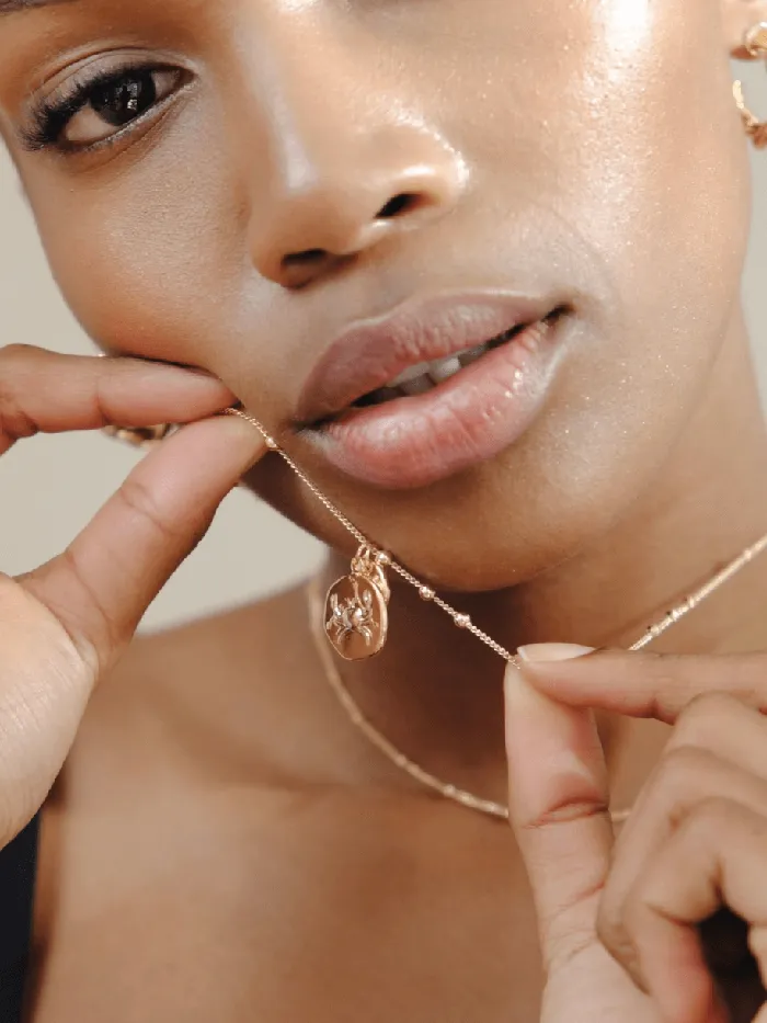 Betty and Biddy Aries Zodiac Coin Necklace Necklaces