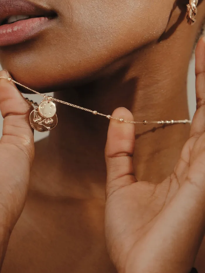 Betty and Biddy Aries Zodiac Coin Necklace Necklaces