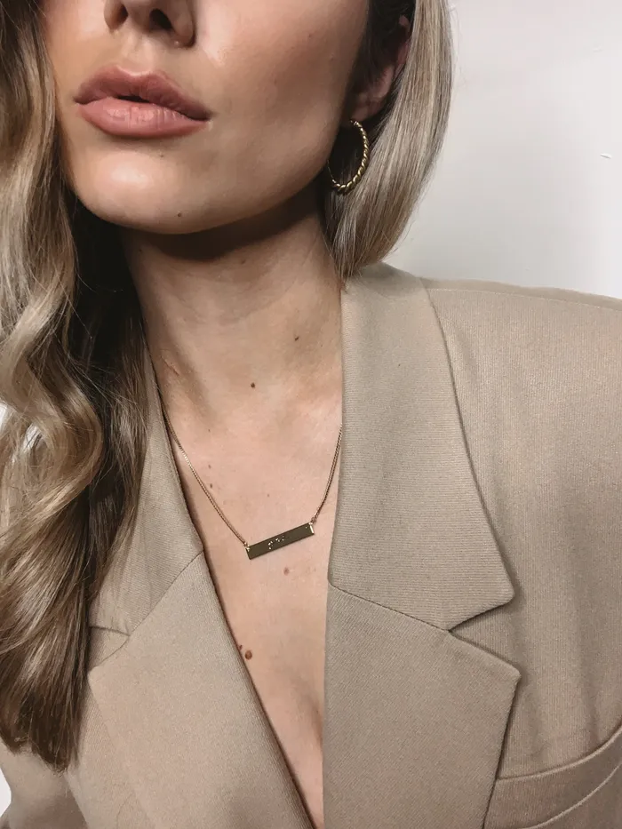 Betty and Biddy Necklaces Cara Bar Necklace