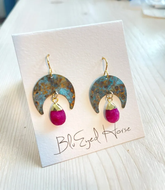 BlueyedHorse Earrings Rosie Drop Earrings BlueyedHorse Earrings Rosie Drop Earrings