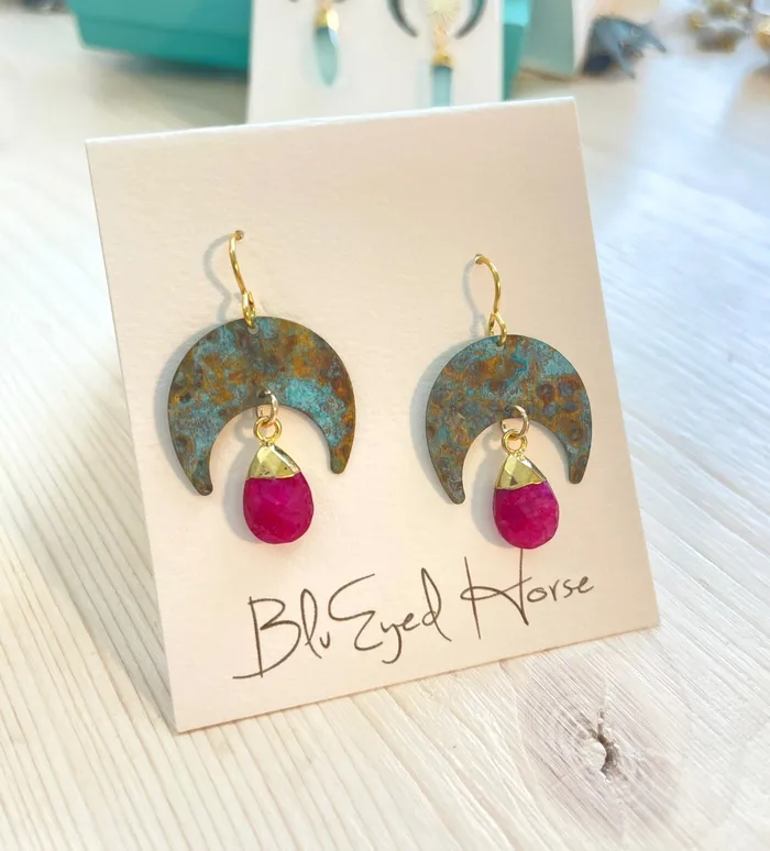 BlueyedHorse Earrings Rosie Drop Earrings BlueyedHorse Earrings Rosie Drop Earrings