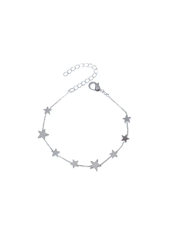Bracelets Betty and Biddy Silver Multi Star Bracelet