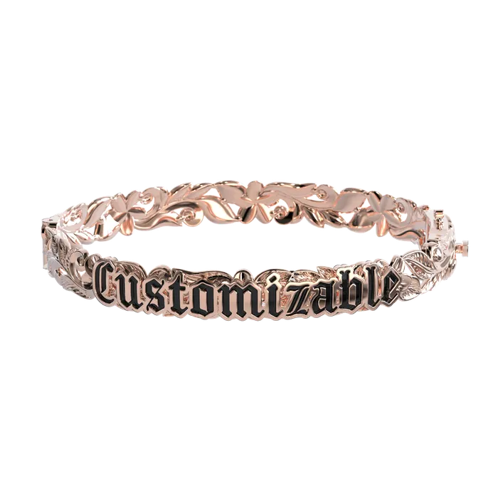 Bracelets Customizable Hawaiian Hinge Bracelet Maui Divers Jewelry