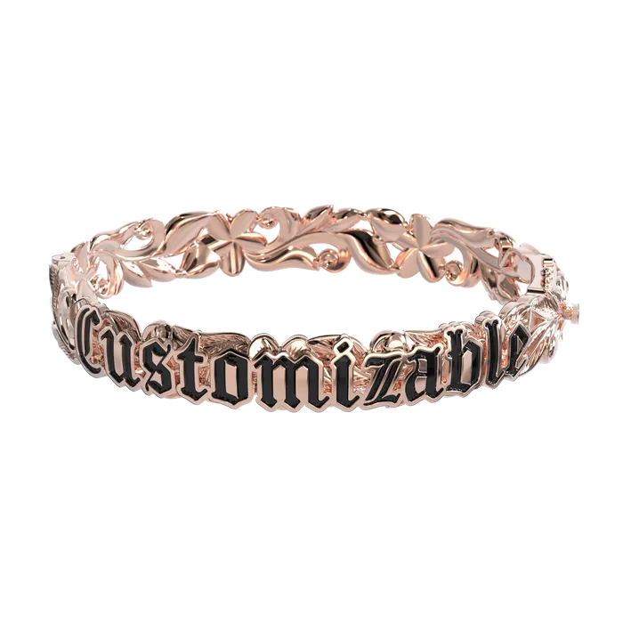 Bracelets Customizable Hawaiian Hinge Bracelet Maui Divers Jewelry