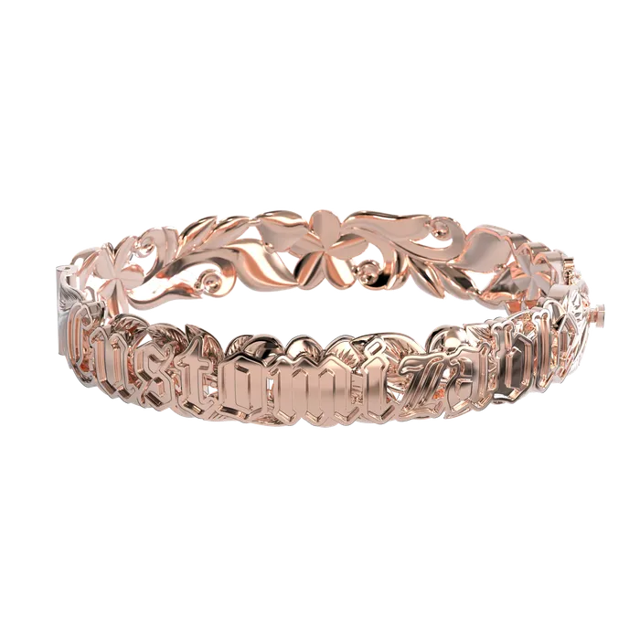 Bracelets Customizable Hawaiian Hinge Bracelet Maui Divers Jewelry