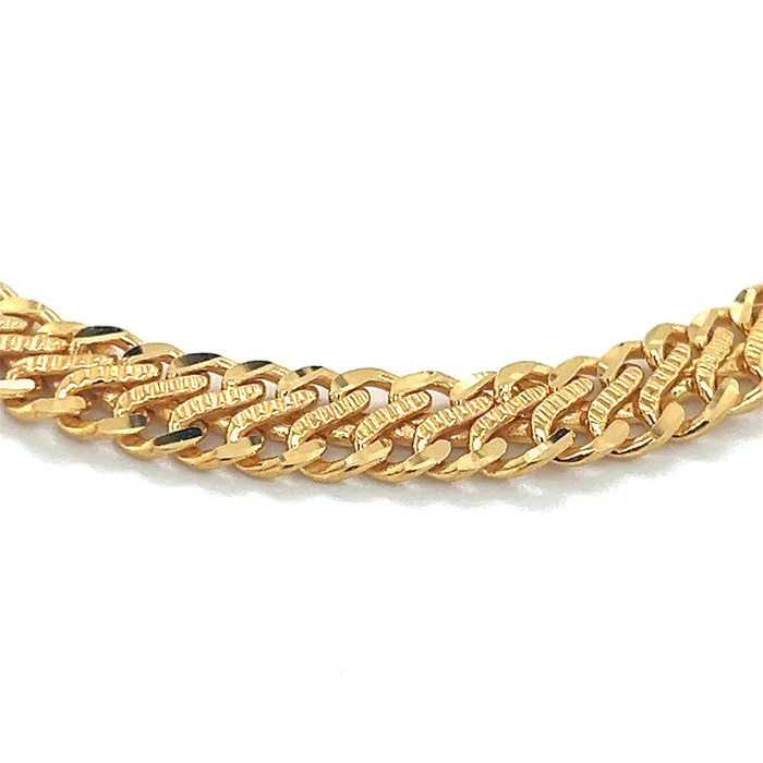 Bracelets Gold Palace 22K Gold Mens Reversible Figure 8 Bracelet