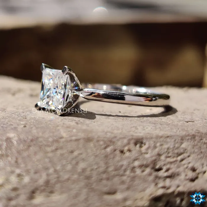 Diamondrensu Princess Cut Engagement Ring Rings