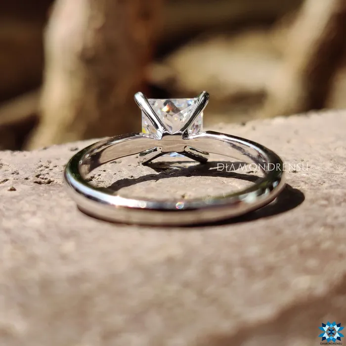Diamondrensu Princess Cut Engagement Ring Rings