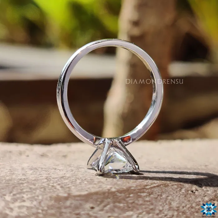 Diamondrensu Princess Cut Engagement Ring Rings