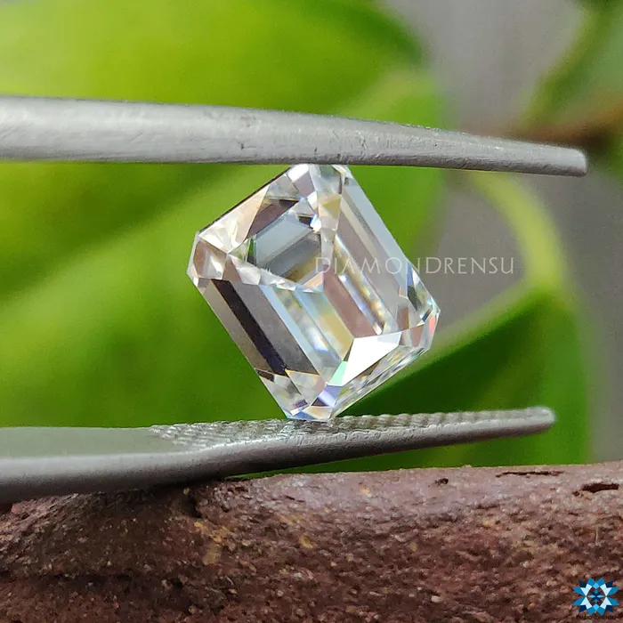 Diamondrensu Rings 210 CT Emerald cut Colorless Loose Moissanite best for Engagement Ring Diamondrensu Rings 210 CT Emerald cut Colorless Loose Moissanite best for Engagement Ring