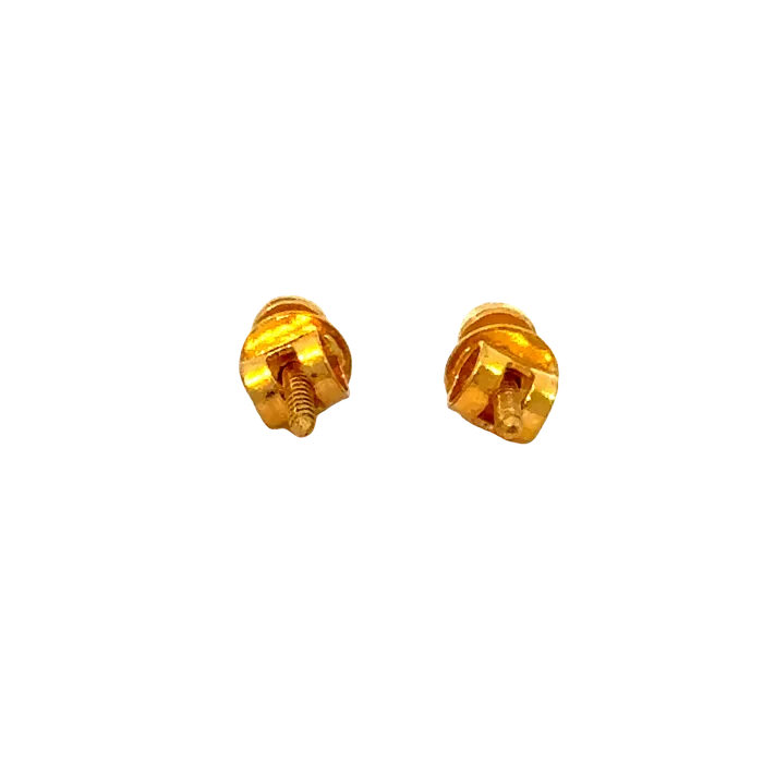 Earrings Gold Palace 22k Yellow Gold BallBead Earrings with gold weight of 0924g
