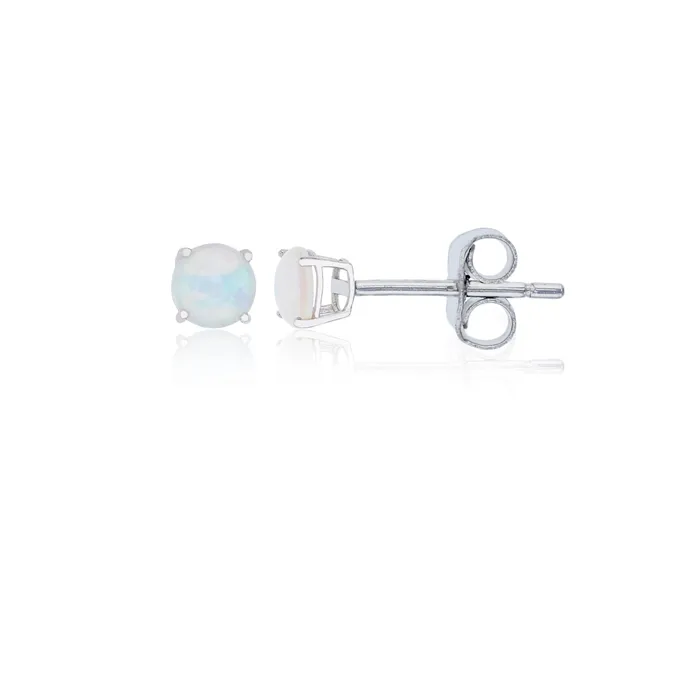 Earrings Silver Sterling Silver Polished Hypoallergenic 4mm Simulated Diamond Birthstone Solitaire Stud Earrings Earrings Silver Sterling Silver Polished Hypoallergenic 4mm Simulated Diamond Birthstone Solitaire Stud Earrings