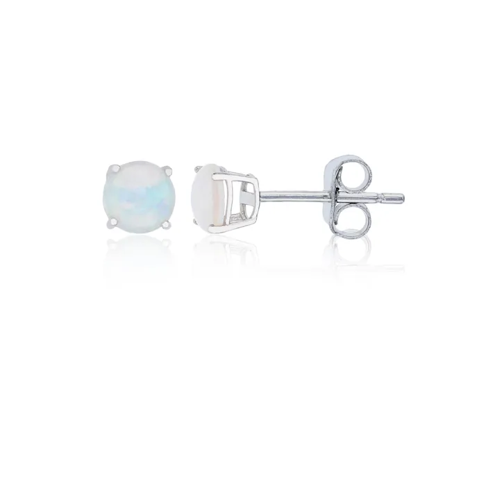 Earrings Silver Sterling Silver Polished Hypoallergenic 4mm Simulated Diamond Birthstone Solitaire Stud Earrings Earrings Silver Sterling Silver Polished Hypoallergenic 4mm Simulated Diamond Birthstone Solitaire Stud Earrings