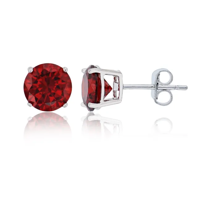 Earrings Silver Sterling Silver Polished Hypoallergenic 4mm Simulated Diamond Birthstone Solitaire Stud Earrings Earrings Silver Sterling Silver Polished Hypoallergenic 4mm Simulated Diamond Birthstone Solitaire Stud Earrings