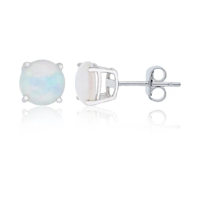 Earrings Silver Sterling Silver Polished Hypoallergenic 4mm Simulated Diamond Birthstone Solitaire Stud Earrings Earrings Silver Sterling Silver Polished Hypoallergenic 4mm Simulated Diamond Birthstone Solitaire Stud Earrings