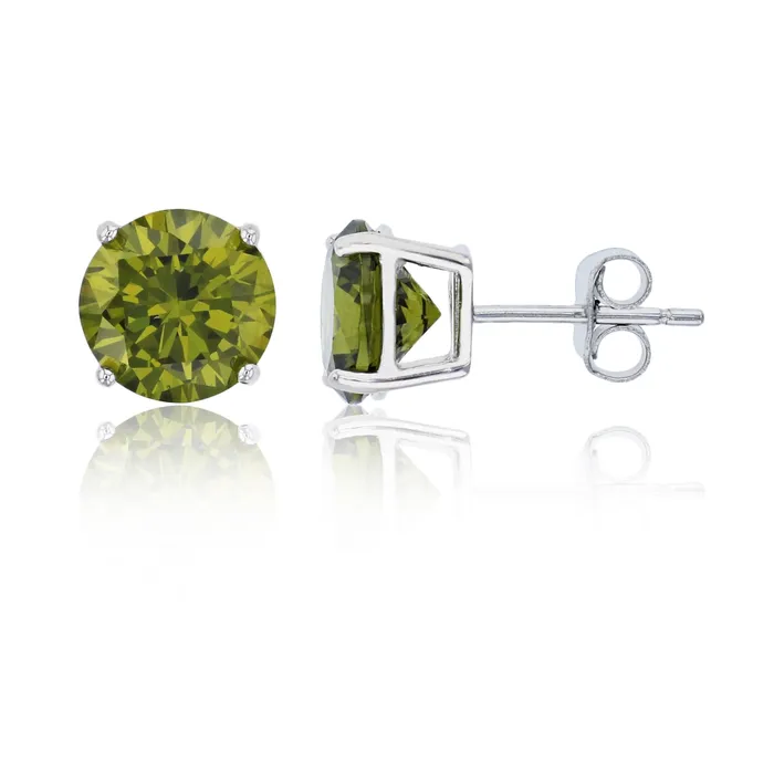 Earrings Silver Sterling Silver Polished Hypoallergenic 4mm Simulated Diamond Birthstone Solitaire Stud Earrings Earrings Silver Sterling Silver Polished Hypoallergenic 4mm Simulated Diamond Birthstone Solitaire Stud Earrings