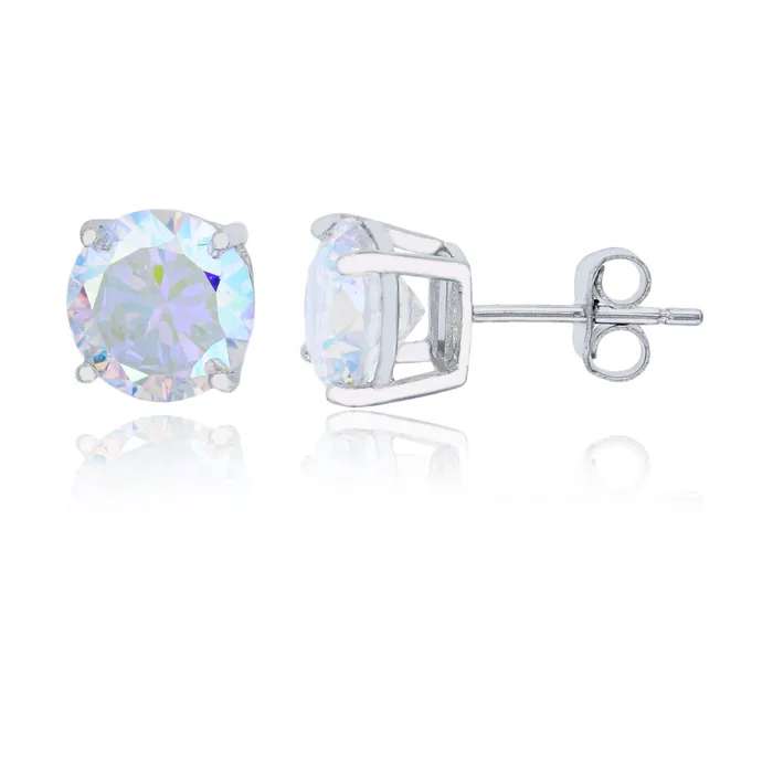 Earrings Silver Sterling Silver Polished Hypoallergenic 4mm Simulated Diamond Birthstone Solitaire Stud Earrings Earrings Silver Sterling Silver Polished Hypoallergenic 4mm Simulated Diamond Birthstone Solitaire Stud Earrings