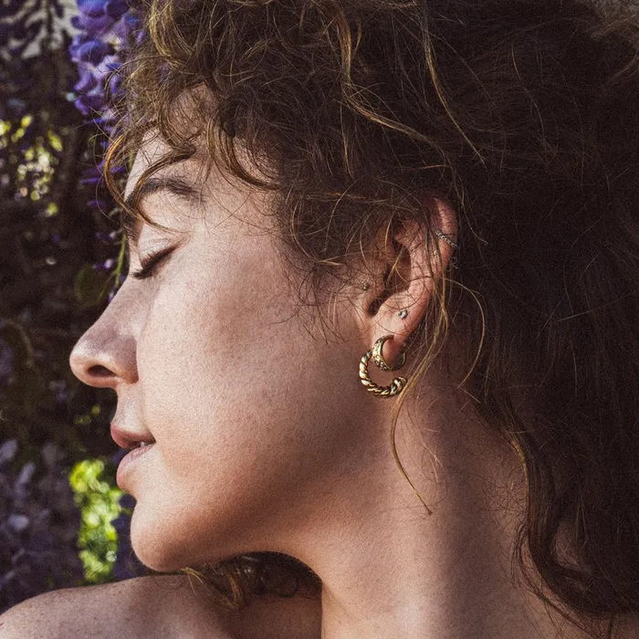 Earrings Waxing Poetic Starshower Palomar Huggie Hoop