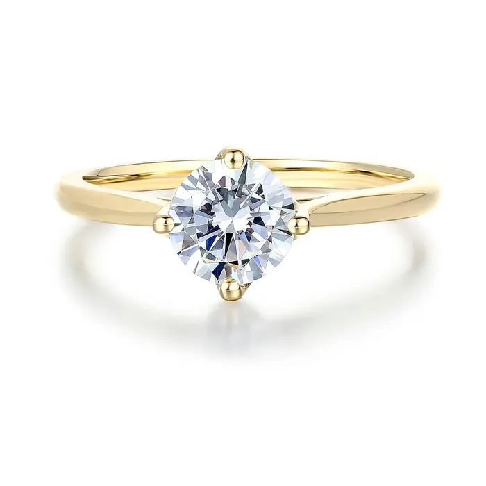 East West Solitaire Engagement Ring LJ Rings