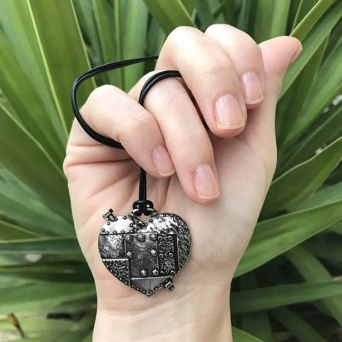 Fearless Heart Jewelry Set Necklace Earrings Oberon Design Necklaces