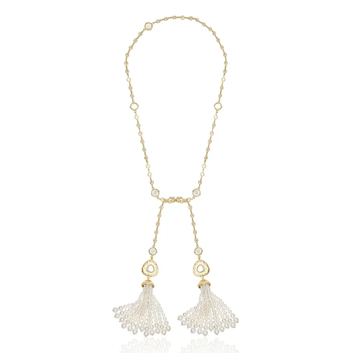 Festive2 Necklaces Mehrunisa Tassel Necklace