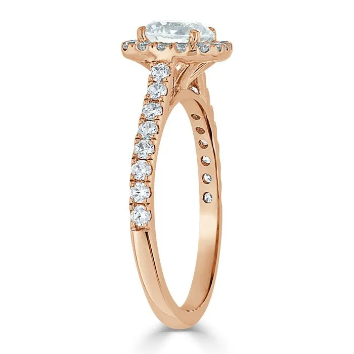 Flawless Moissanite Rings Round Cut Moissanite Halo Engagement Ring Tiffany Style Flawless Moissanite Rings Round Cut Moissanite Halo Engagement Ring Tiffany Style