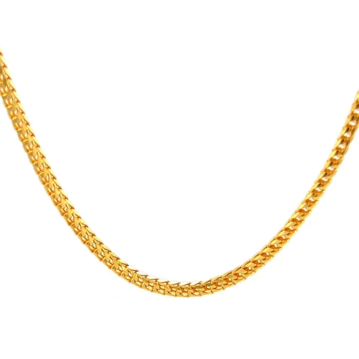 Gold Palace 22K Gold Statement Foxtail Chain PreStyled Sets