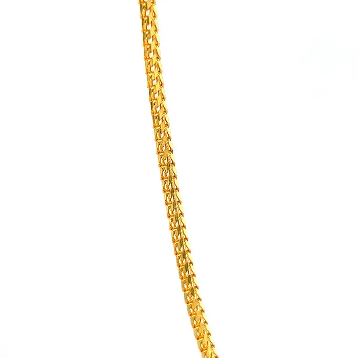 Gold Palace 22K Gold Statement Foxtail Chain PreStyled Sets