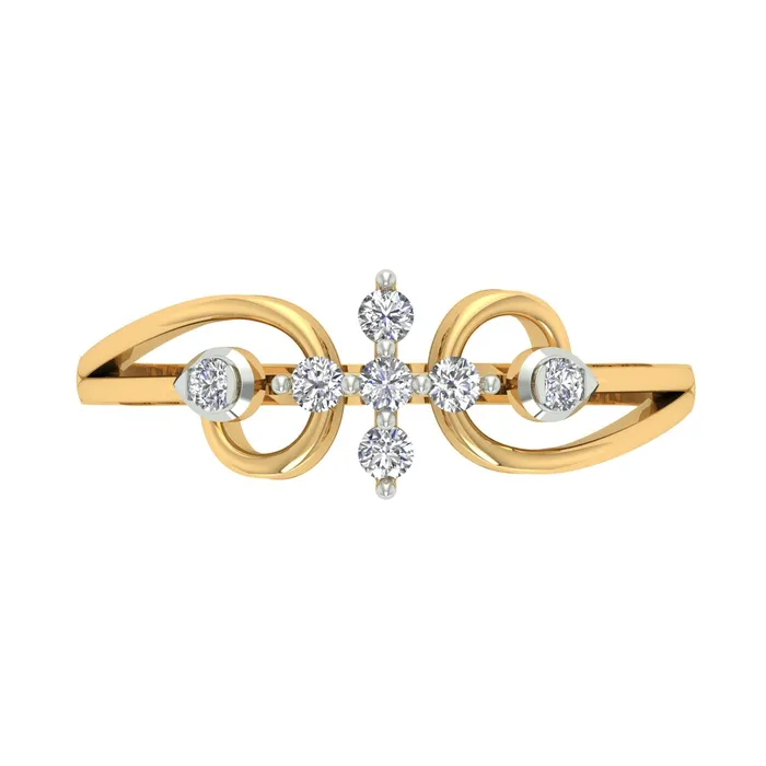 Gold Palace Rings 18k Yellow Gold and Diamond Fancy Ring in size 55 and total gold weight of 154g