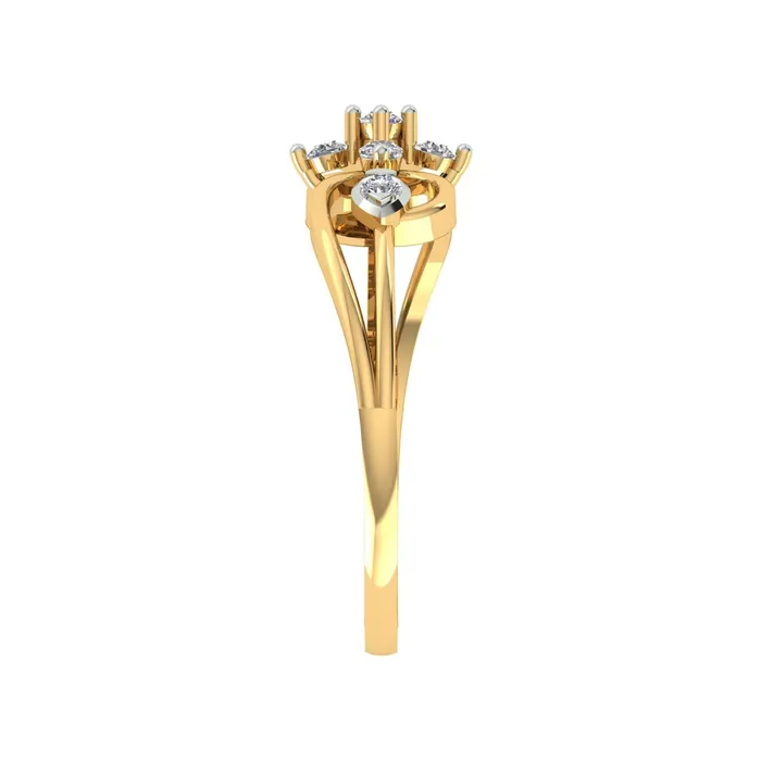 Gold Palace Rings 18k Yellow Gold and Diamond Fancy Ring in size 55 and total gold weight of 154g