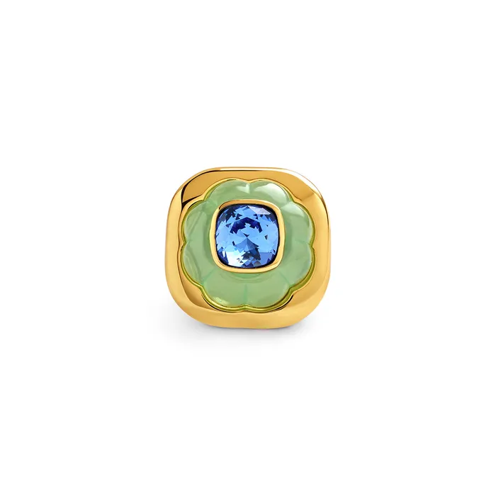 Green Sapphire Ring Isharya Modern Indian Jewelry Rings