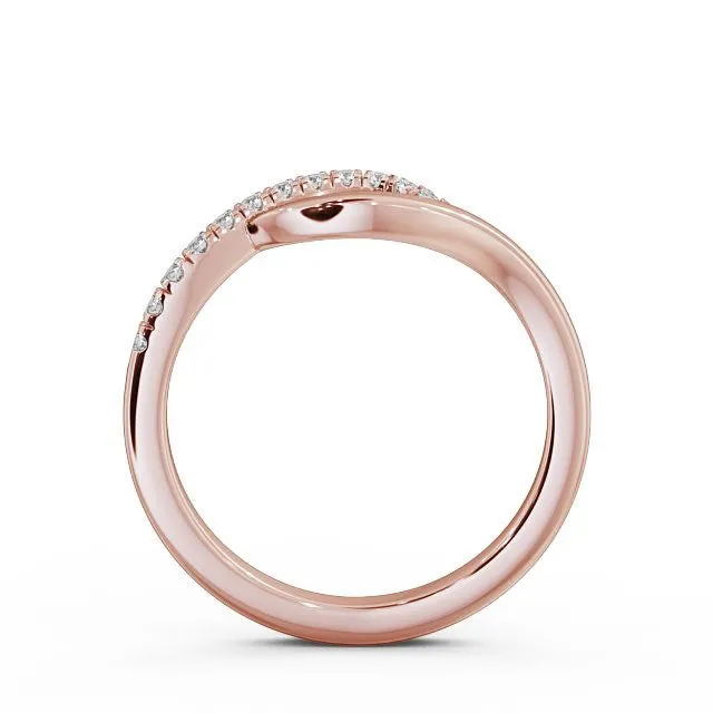 Half Eternity Ring Contemporary Design Flawless Moissanite Rings Half Eternity Ring Contemporary Design Flawless Moissanite Rings