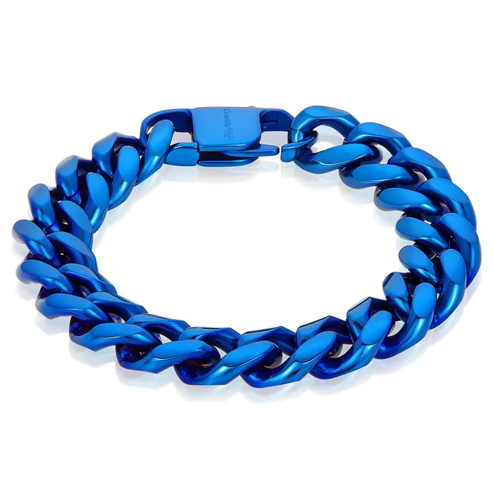 Invicta Jewelry Bracelets Crucible Mens 14mm Curb Bracelet